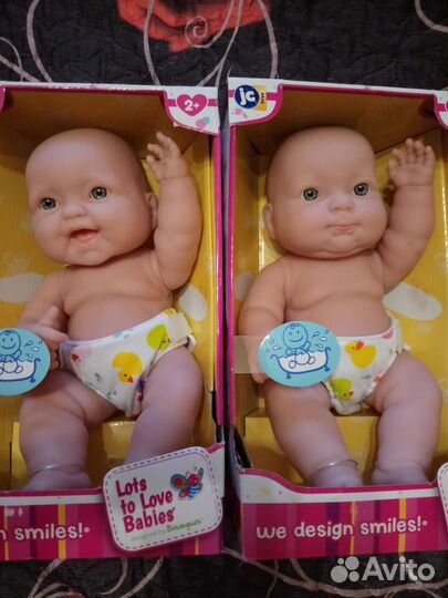 Куклы Пупс мягкая винил.-Испания