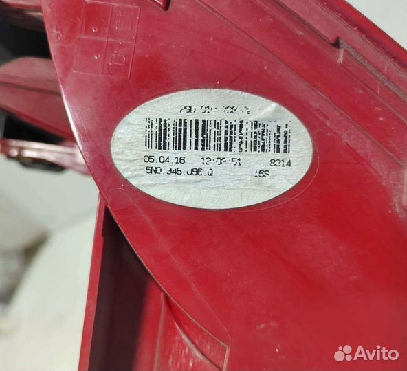 Фонарь правый Volkswagen Tiguan NF оригинал