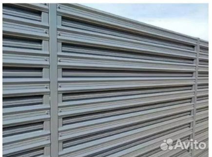 Евроштакетник горизонтальный П и М