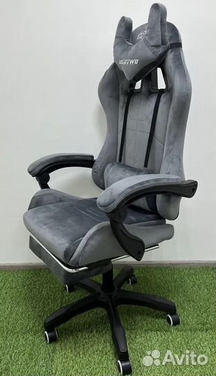 Компьютерное игровое кресло геймерское с массажем