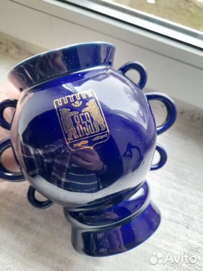 Ваза кобальт/Новгород 859 лет/Возрождение