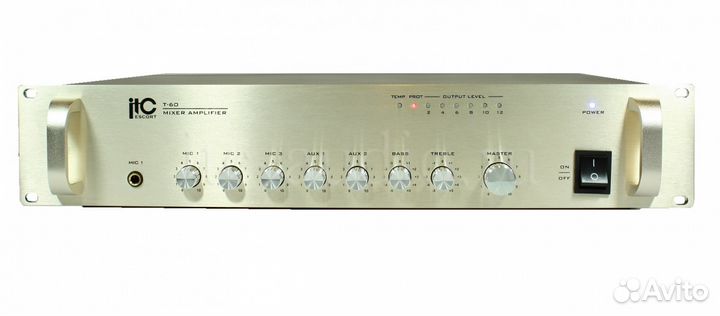 Its t-60 трансляционный микшер усилитель