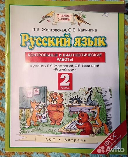 Русский язык, планета знаний, Желтовская, контрол