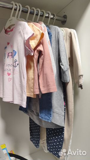 Вещи пакетом для девочки 80