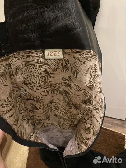 Ботфорты женские замшевые евро-зима