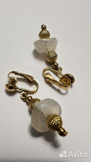 Винтажные серьги клипсы avon США