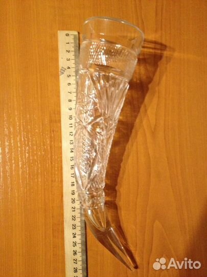 Хрустальный бокал,Рог