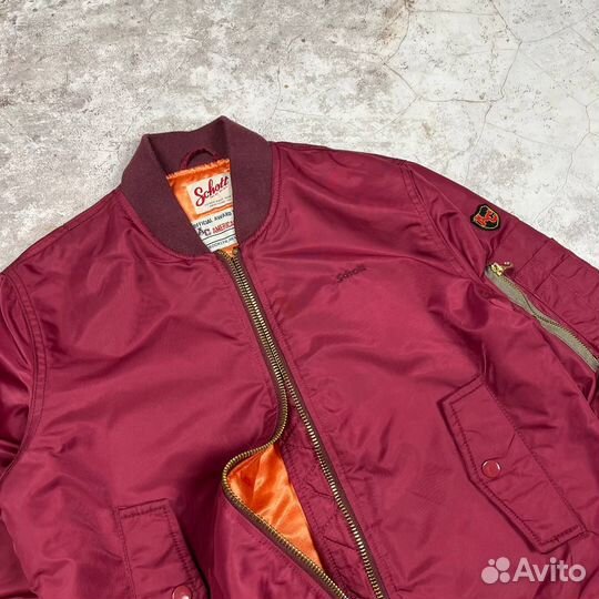 Бомбер Schott оригинал винтаж y2k