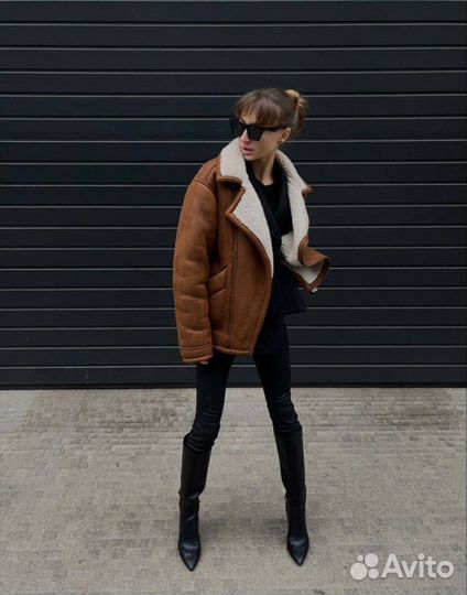 Дубленка zara