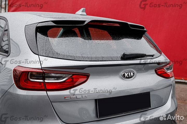 Спойлер нижний лезвие GT-Line на KIA Ceed CD