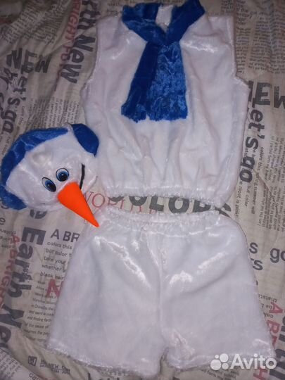 Новогодний снеговик 104