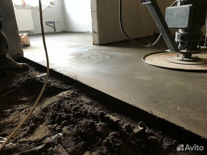 Ремонт гаража, вывоз мусора стяжка