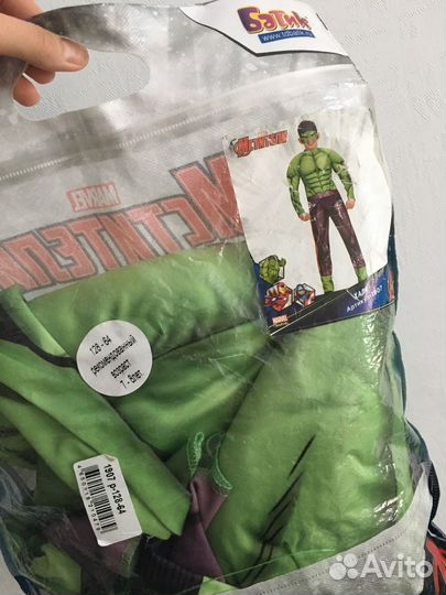 Костюм супер героя Халк