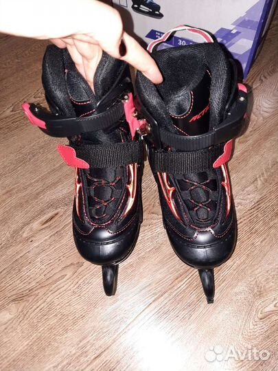 Коньки раздвижные 30-33, 34-37