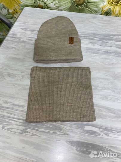 Шапка(бини) и снуд