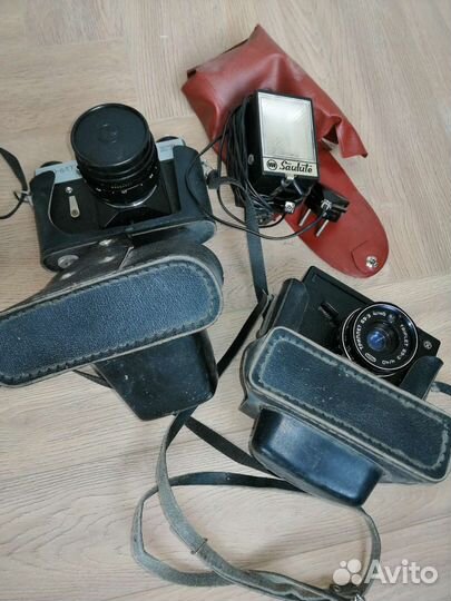 Фотоаппарат триплет, вспышка