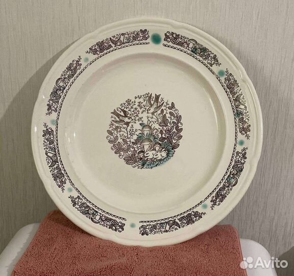 Большое блюдо 35см зик