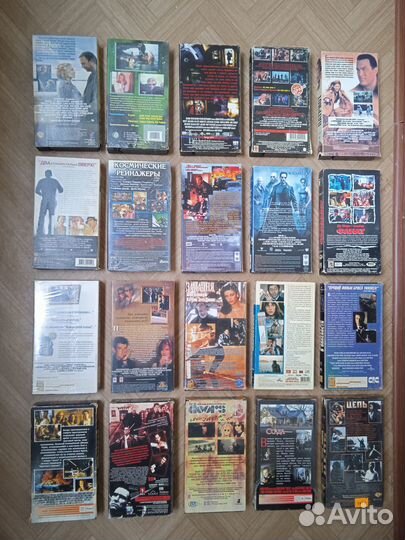 Видеокассеты с фильмами VHS