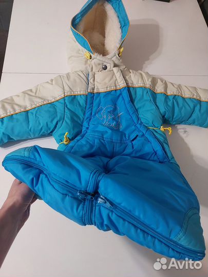 Комбинезон-конверт, зима, 86 размер