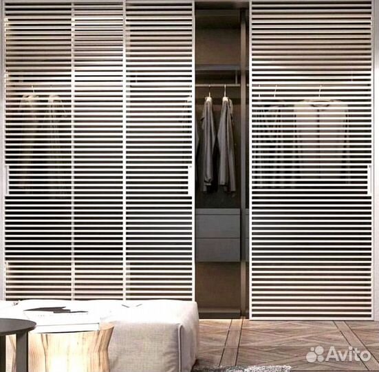 Реечная раздвижная дверь