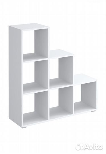 Стеллаж для игрушек белый