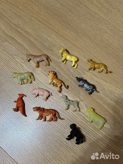 Набор дикие домашние реалистичные животные