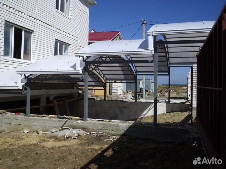 Навесы каскадные