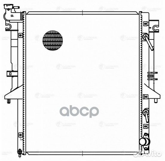 Радиатор mitsubishi L200 15- LRc 11150 luzar