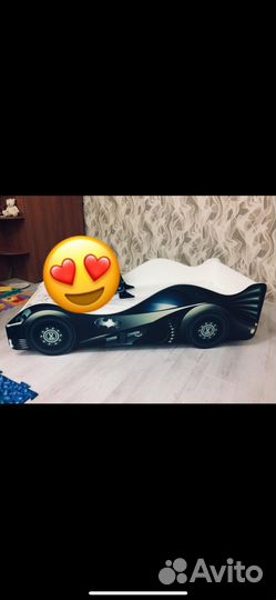 Подростковая кровать Бэтмобиль