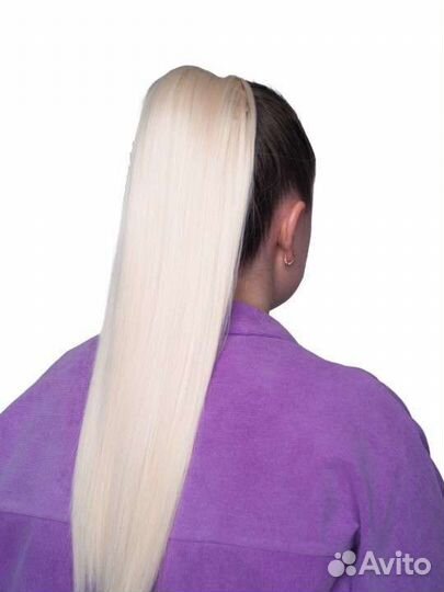 Шиньён для волос 50 см на ленте
