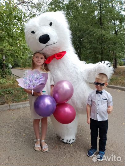 Белый мишка поздравление