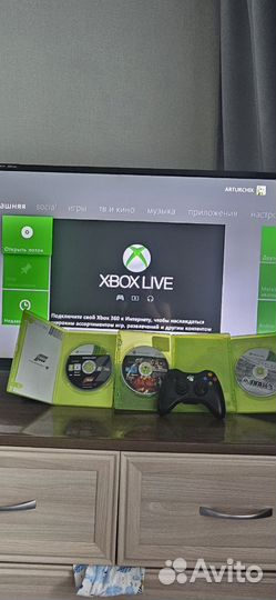Xbox 360+ 3 игры