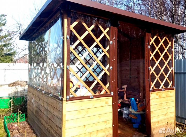 Мягкие окна для террас