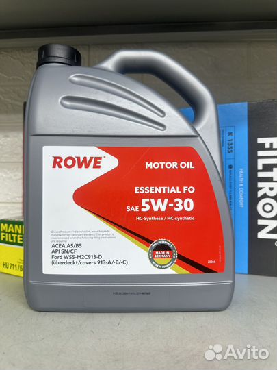 Rowe Essential SAE 5w30 FO 5л масло моторное