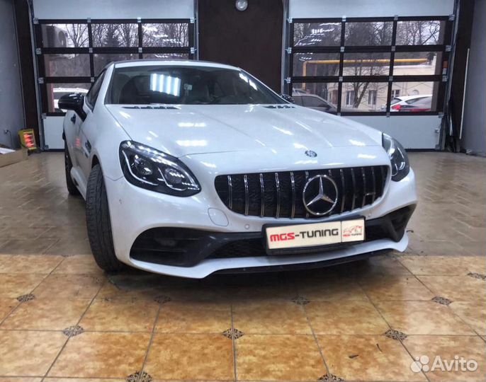 Решетка Mercedes SLC-Class R172 GT Chrome