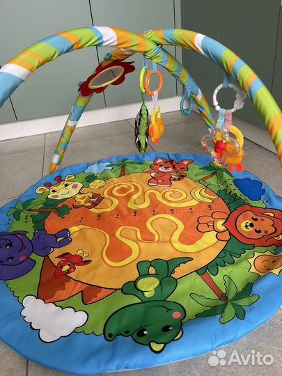 Развивающий коврик десткий жирафики