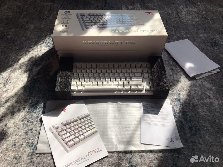 Zet gaming immortality tkl, белая