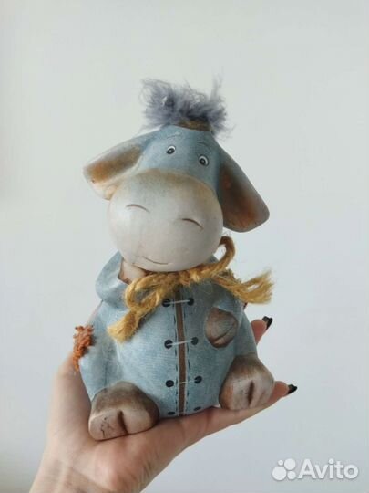 Копилка ослик