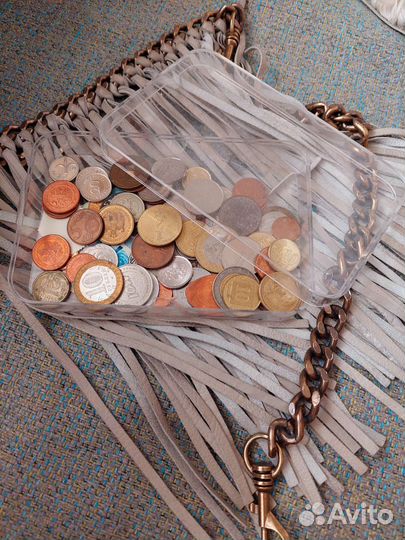 Монеты из разных стран мира 43 шт