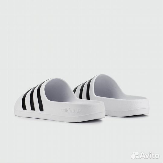 Шлёпки Adidas adifom Slide White Black