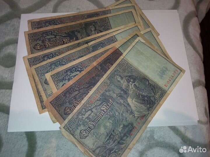 100 марок Германии 1910 год