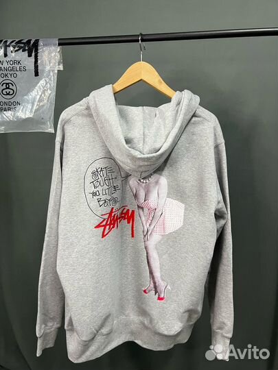 Зип худи на молнии Stussy Girl SS23