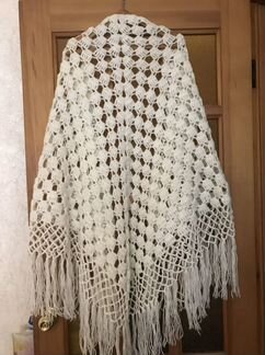 Шаль косынка ручной работы