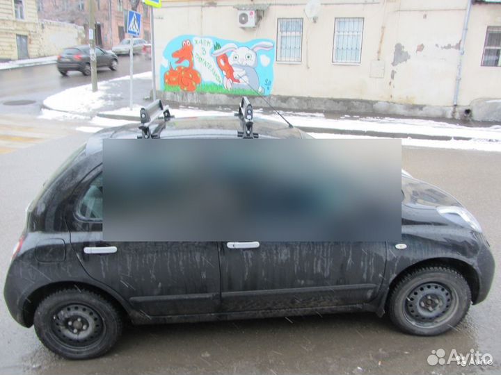 Багажник на крышу Nissan Micra К12 аэродинамика