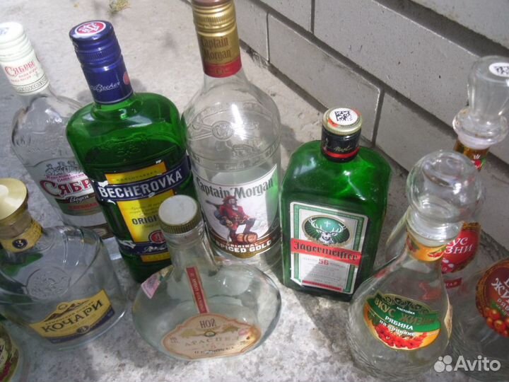 Пакет бутылок для коллекции и творчества