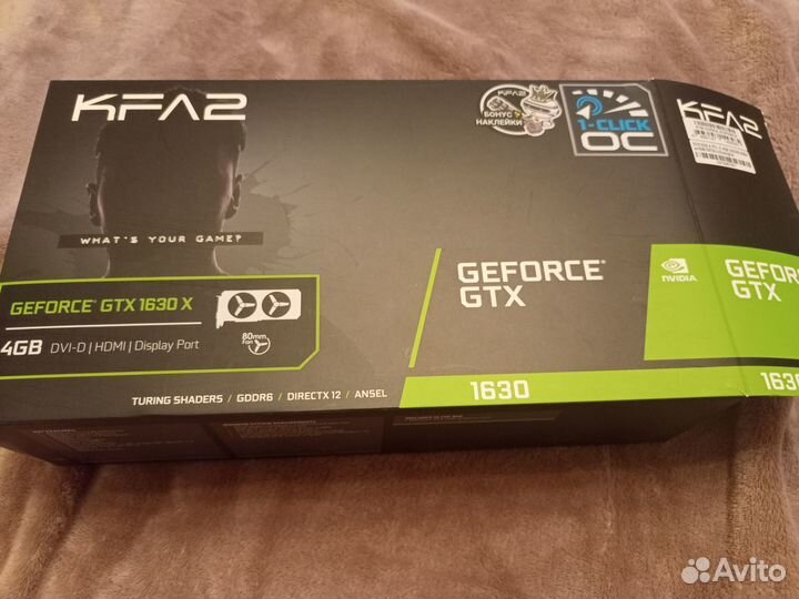Видео карта geforce GTX 1630