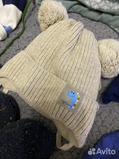 Шапка детская демисезонная 3 - 6 месяцев