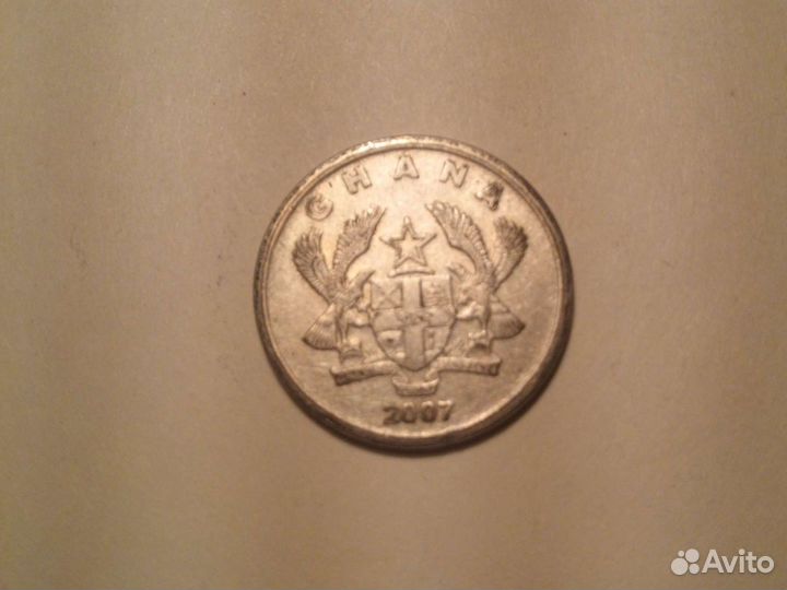Монета 20 песев, Гана, 2007