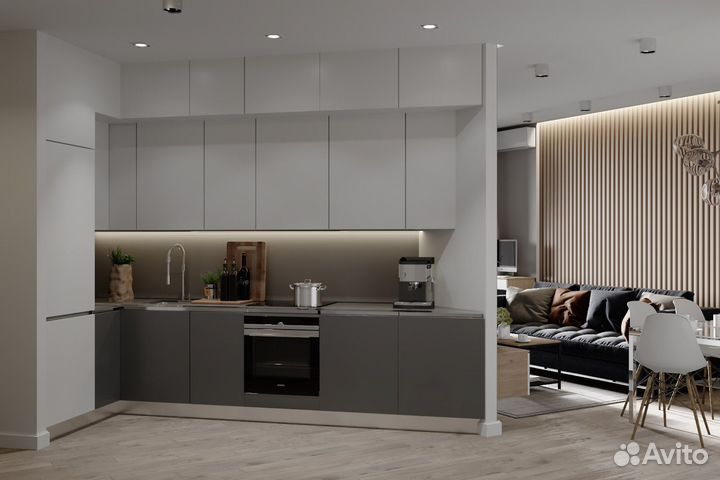 Кухни на заказ. Модель 4708