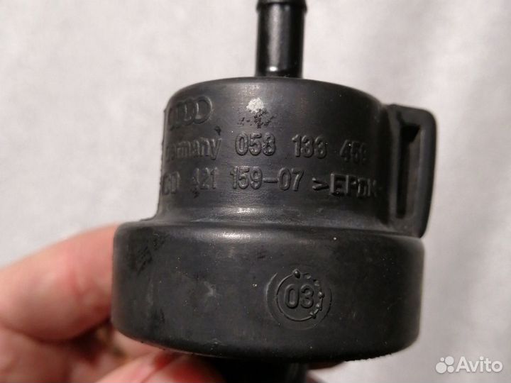 VAG 058 133 459 электромагнитный клапан вентиляции